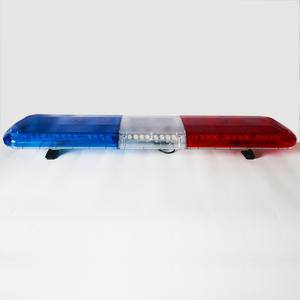 Barre lumineuse de signalisation LED super lumineuse 12/24V rouge, blanc, bleu, 120 cm/47 pouces, lumière clignotante d'urgence pour <span class=keywords><strong>ambulance</strong></span>, camion de remorquage, toit - Product Image 2