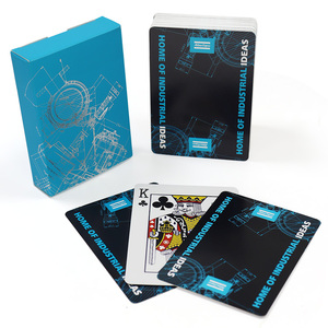 Venta al por mayor profesional personalizado para la baraja de naipes real de plástico para juego de cartas impresas con estuche promocional - Product Image 5