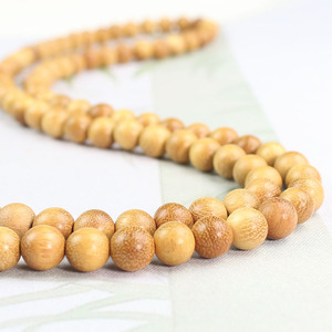 Sandalwood Prayer Beads 8mm 108 Pieces Round Traditional Chinese Style Jewelry Unisex <b>Bracelet</b> - Product Image 2