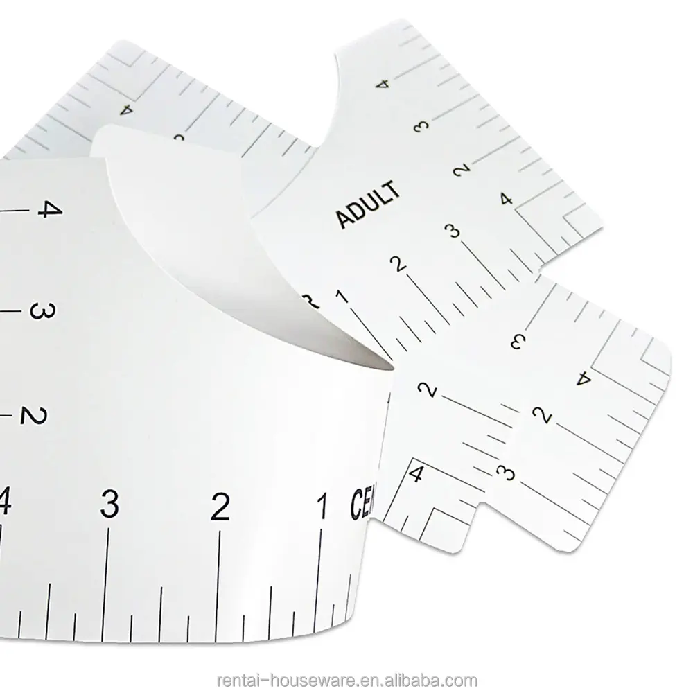 T-Shirt Alignment Tool Ruler Centering Tool to Guiding Acrylic Clothing Sizes Placement Guides Ruler