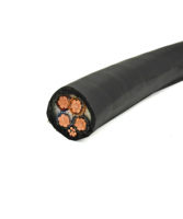 Cable eléctrico de alimentación de calibre 350mm Thhn #8 #12 resistente al fuego sin apantallar