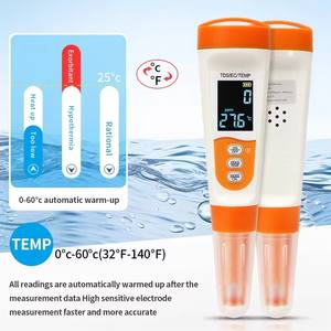 Fabrikverkauf 3-in-1 TDS/EC/TEMP-Messgerät Wassertestgerät TDS-Teststift <span class=keywords><strong>PPM</strong></span>-Leitfähigkeitsmesser für Aquarium Trinkwasser - Product Image 3