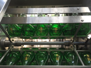 Hot bán tự động nội bộ và bên ngoài phun chai thủy tinh làm sạch thiết bị chai rửa máy - Product Image 3