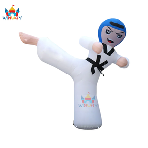 Promotion de l'extérieur, décoration d'événement, <span class=keywords><strong>ballon</strong></span> gonflable de 8m de haut pour le judo, garçon pour la salle de sport, les magasins, poupée gonflable publicitaire - Product Image 1