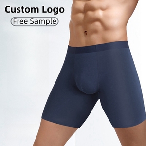 3094 Campione Gratuito, MOQ Basso, <span class=keywords><strong>Boxer</strong></span> Sportivo da <span class=keywords><strong>Uomo</strong></span> Allungato Anti-sfregamento in Modal ad Asciugatura Rapida, Produttore di Intimo, Logo Personalizzato - Product Image 1