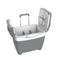 Mini glacière portable électrique de camping de 50l avec roues peut chauffer et refroidir DC 12V,AC 100V-240V glacière