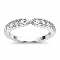 Anillo Vintage de Plata de Ley 925 con Moissanita Mo Sang, Peso Total 2G, Oro Blanco/Rosa, Código de Belleza Diario