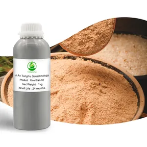 Meilleur prix en vrac qualité 100% huile de support naturelle pure pour les soins de la peau soins capillaires huile de support de son de riz prix
