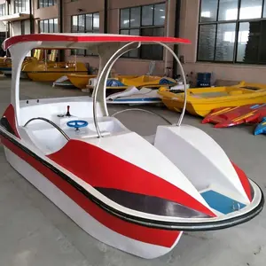 2021 Desain Baru Produsen Asli dengan Harga Murah Water Park Fiberglass Pedal Perahu Listrik untuk Lake