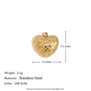 Dijes de Diseñador de Acero Inoxidable Chapado en Oro de 18K Antideslustre al por Mayor para Hacer Collares de Moda y Joyería DIY - Product Image 6