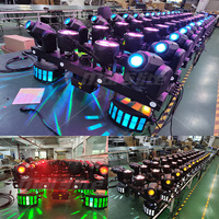 Système d'Éclairage DJ Portable pour Fêtes et Discos avec Lumières LED, Barre LED Professionnelle et Support