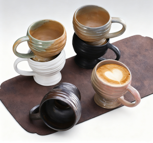 Tazza <span class=keywords><strong>Vintage</strong></span> in Ceramica Fatta a Mano per Caffè e Birra - Design Retrò, Grande Capacità, Riutilizzabile, Regalo Aziendale per Casa o Ufficio - Product Image 6