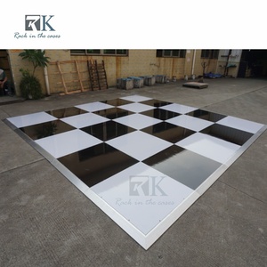 High Quality White and Black Dance Floor with Aluminum <b>Frame</b> Easy to Install - Product Image 3