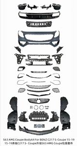 Nuovo Kit Carrozzeria Perfetto per Mercedes <span class=keywords><strong>Classe</strong></span> S Coupé W217/C217 con Ganci Traino e Clip per <span class=keywords><strong>Paraurti</strong></span> Anteriore/Posteriore - Aggiornamento Sostitutivo per S63 <span class=keywords><strong>AMG</strong></span> - Product Image 2