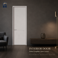 Porte intérieure moderne durable pour la maison, porte insonorisée, portes en bois minimalistes, portes de chambre d'hôtel sur mesure