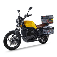 Moto de livraison électrique SIGOTECH de haute qualité, 2000W, batterie lithium amovible, moto de livraison avec grand coffre