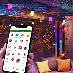 2094 puce rgb string ampoule pixel light 5050 diffuse vente en gros chaînes trou <span class=keywords><strong>action</strong></span> tunnel entrée ampoule <span class=keywords><strong>led</strong></span> string light - Product Image 2