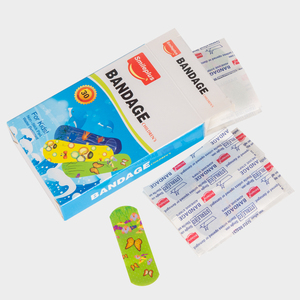 環境にやさしいプリントカラーPEドレッシング接着剤医療応急処置子供用創傷石膏マイナースクレープ - Product Image 6