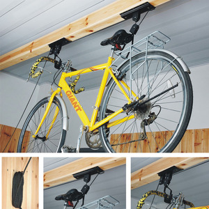 Système de levage de rangement motorisé pour <span class=keywords><strong>garage</strong></span>, montage au <span class=keywords><strong>plafond</strong></span>, système de fixation au <span class=keywords><strong>plafond</strong></span>, étagères de rangement à levage en hauteur - Product Image 2