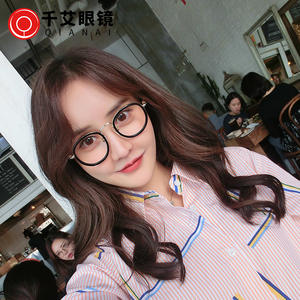 Montures de lunettes rondes en métal Qianai, unisexe, taille moyenne, monture optique pour verres correcteurs, verres en acétate, pont nasal standard, origine Taizhou - Product Image 4