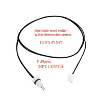 1/8 NPT Untergrund-Wasserleckdetektor mit Feuchtigkeitssensor LED-Digitalanzeige Intelligenter Sensor Langes Kabel Relais-Rauchmelder