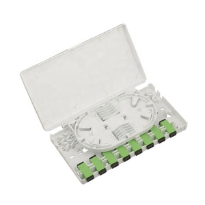 2 4 8 Port Ftth Mini caja de distribución de fibra óptica Small SC Desktop Patch Panel Roset para Indoor Telecom - Product Image 2