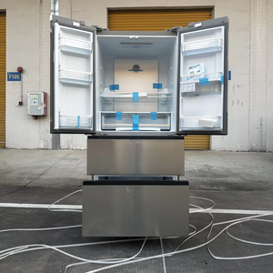 Réfrigérateur à portes françaises en acier inoxydable de grande capacité 628 litres, sans givre, refroidissement par air, intelligent, domestique et commercial, double - Product Image 3