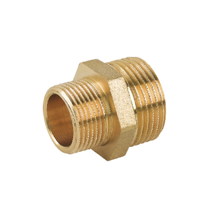 Raccordo a doppia riduzione 1/2" x 3/4" in ottone giallo - Product Image 1