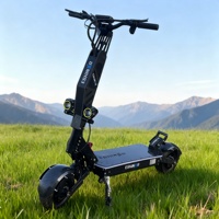 Scooter électrique tout-terrain robuste Geofought R7 72V 8000W 11 pouces 100 km/h 50 mph Scooter électrique rapide Batterie 40Ah pour la conduite sur sentier