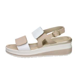 Valleverde Donna Sandalwood Beige <b>Wedge</b> <b>Sandals</b> 5 Cm Heel Size 39 - Product Image 1