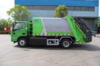 Camion compacteur de déchets électrique pur Shaanxi 4x2, camion de collecte des ordures