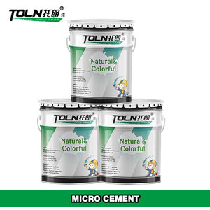 Revestimiento de microcemento a base de agua de alta adherencia para uso en paredes interiores Piso de microcemento Microcemento blanco para aplicación en pisos - Product Image 6