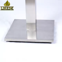 Base de table à manger en acier inoxydable en forme de Y moderne, pieds de meubles en métal robustes pour tables personnalisées