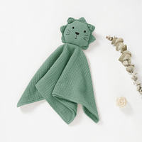 Jouet mignon de conception de bébé Lion en coton biologique Animal bébé doudou jouet