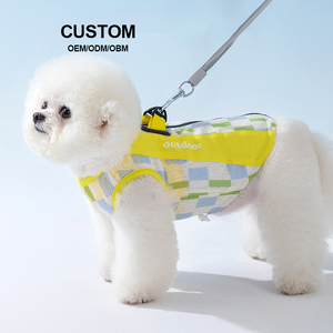 Verano al aire libre refrigeración ropa para mascotas malla transpirable perro abrigo Chaleco con hebilla de tracción - Product Image 1