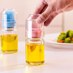 Ensemble brosse et flacon d'huile en silicone résistant aux hautes températures pour la cuisine et le barbecue - Product Image 3