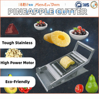 RVS Ananas Ring Snijder Fruit Snijmachine 220V Handmatige Ring Snijapparatuur voor Verwerkingsbedrijven