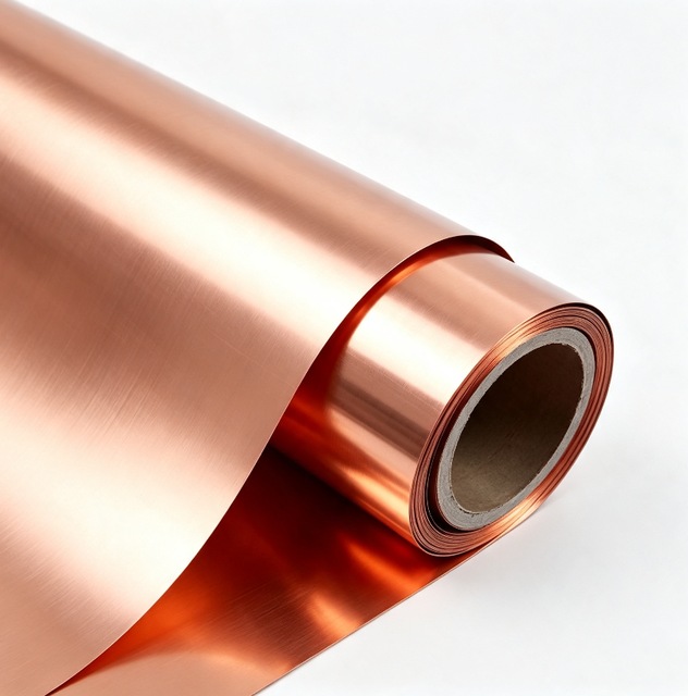 Copper Foil 6um 8um 9um High Purity for Lithium Ion Battery Anode Raw Material