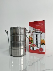 Lancheira Térmica de Aço Inoxidável 14CM para Crianças, Recipiente Isolado para Alimentos Escolares, Marmita Térmica Aquecida - Product Image 3