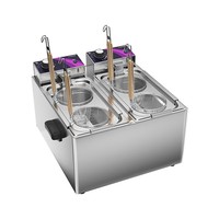 Cuiseur à pâtes électrique multifonctionnel en acier inoxydable 2000W+ Chauffage rapide pour Ramen/Liuosifen/Dumplings Équipement de restaurant