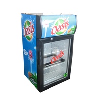 Oumeite - Refrigerador Exhibidor de Bebidas Energéticas con Puerta de Vidrio, Mini, de Sobremesa, 42L, Precio de Fábrica al por Mayor