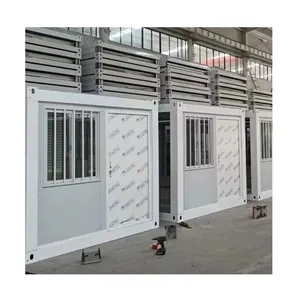 Small Cheap Price Beautiful Double Wings Manufacturers Directly Supply Folding Prefab Mobile Container House Portable Building