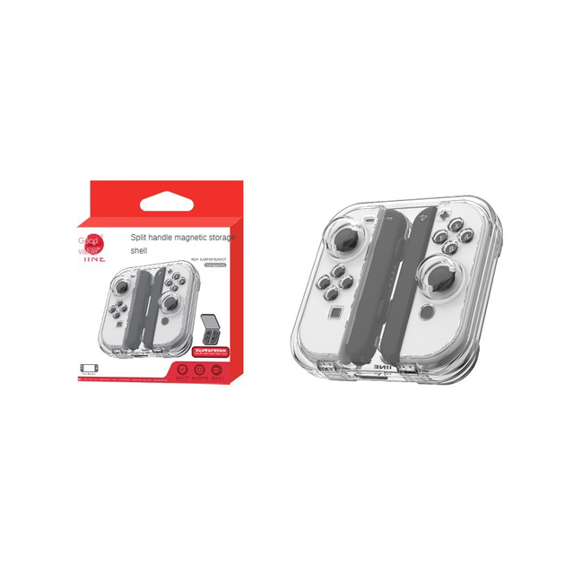 IINE L992 Magnetic Absorption Box Portable Crystal Box for Nintendo Switch Joy-con Controller Dust-proof case for NS Controllers