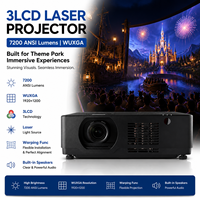 Projecteur laser 3LCD 7200 lumens ANSI WUXGA à longue durée de vie avec fusion des images pour événements scéniques et spectacles en direct