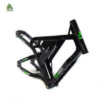 Rangka Sepeda Fatbike Full Suspension DIY Chopper 20*4.0 Aluminium untuk Bomber Cruisers BMX Kit Sepeda Listrik