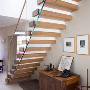 Zig Zag บันไดที่หรูหราโรงแรม <span class=keywords><strong>bifurcated</strong></span> ลอยบันได - Product Image 6