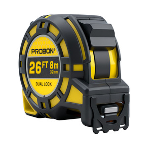 Probon Tape Measure 26Ft 8M 32Mm Dual Lock Steel Blade Automatic Return Metric - Product Image 1