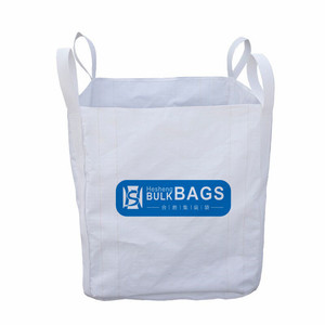 HESHENG 1 tonnellata FIBC singolo un ciclo Jumbo grande borsa 100% materiale PP per carbone 1 metro cubico grande sacchetto di plastica Beras 5 K beccuccio superiore - Product Image 6