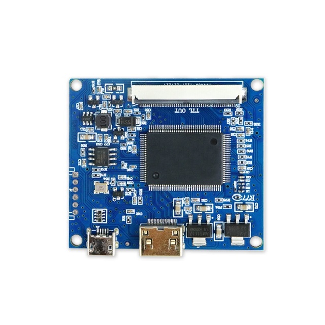 Polcd 4.3 inch 5 inch PCB 480x272 40pin AT043TN24.V.1 Mirco USB VGA RGB Connector Universal Drive Board