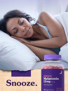 Gomitas de Melatonina Good Dream de Marca Privada OEM, Vitaminas <span class=keywords><strong>para</strong></span> Dormir, Mejora la Memoria, <span class=keywords><strong>para</strong></span> Hombres y Mujeres, Sabores Naturales de Frutas - Product Image 5